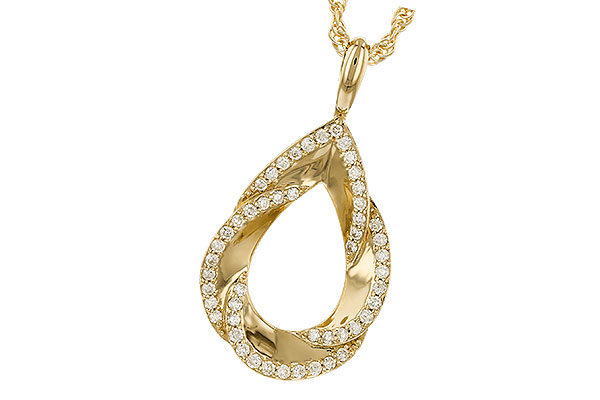 H328-60585: NECKLACE .25 TW