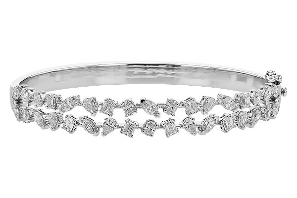 H328-62449: BANGLE 3.50 TW FANCY CUT DIAS