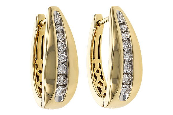 H328-63285: EARRINGS .40 TW