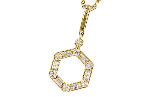 H329-46085: NECKLACE .14 BAG .35 TW