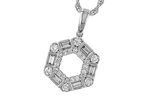 H329-46931: NECKLACE .14 TW BAG .50 TW