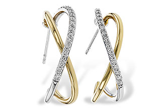 H329-47894: EARRINGS .50 TW