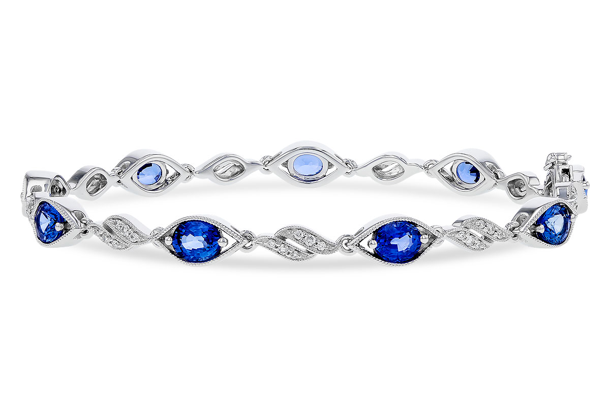 H329-47903: BRACELET 4.02 SAPPHIRE 4.26 TGW (7")