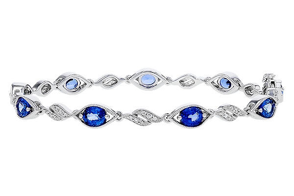 H329-47903: BRACELET 4.02 SAPPHIRE 4.26 TGW (7")