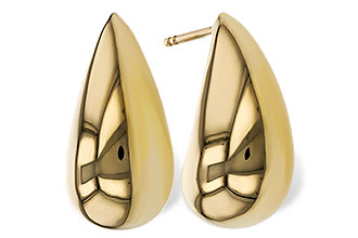 H329-51494: GOLD EARRINGS (20MM)