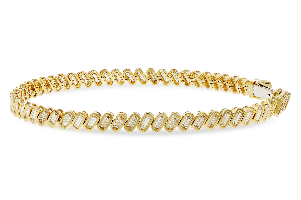 H329-52422: BRACELET 2.05 TW BAGUETTE (7")