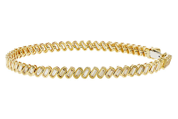 H329-52422: BRACELET 2.05 TW BAGUETTE (7")