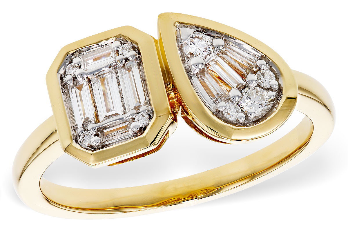 H329-53340: LDS DIA RG .17 TW BAGUETTE .25 TW