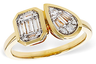 H329-53340: LDS DIA RG .17 TW BAGUETTE .25 TW