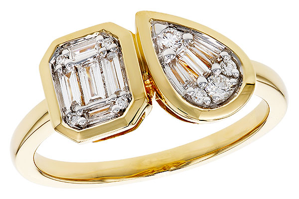 H329-53340: LDS DIA RG .17 TW BAGUETTE .25 TW