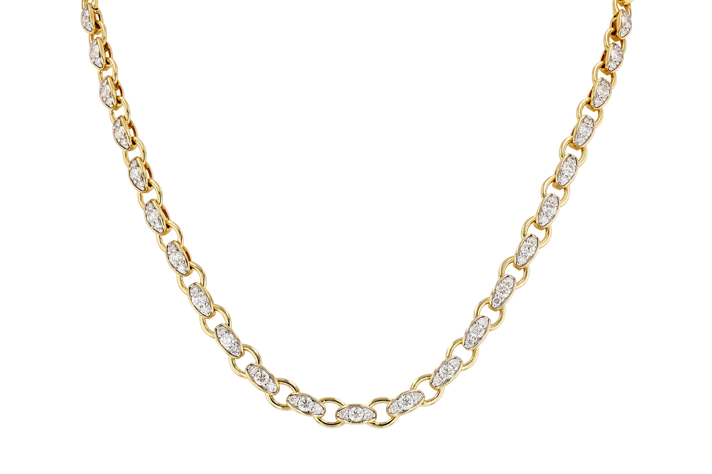 H330-38740: NECKLACE 3.18 TW (17.25")