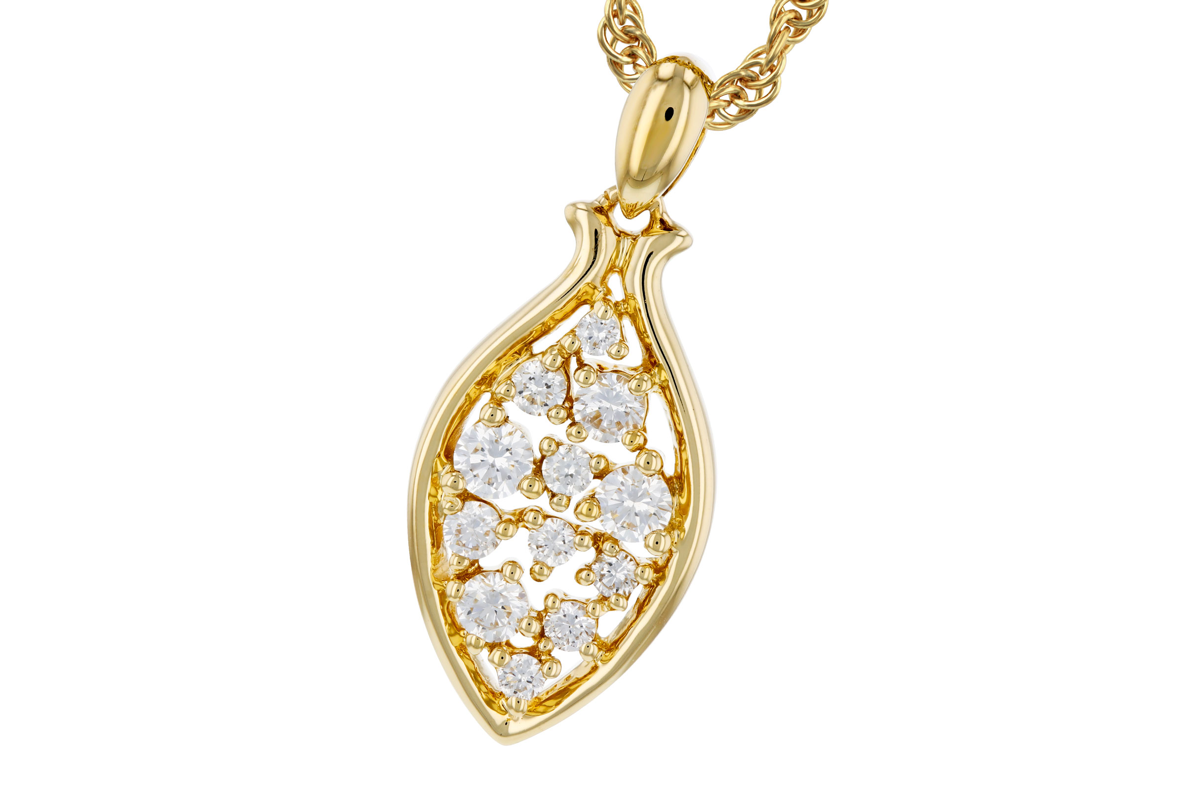 H330-38758: NECKLACE .26 TW