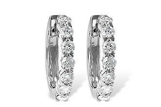 K055-85103: EARRINGS 1.00 CT TW