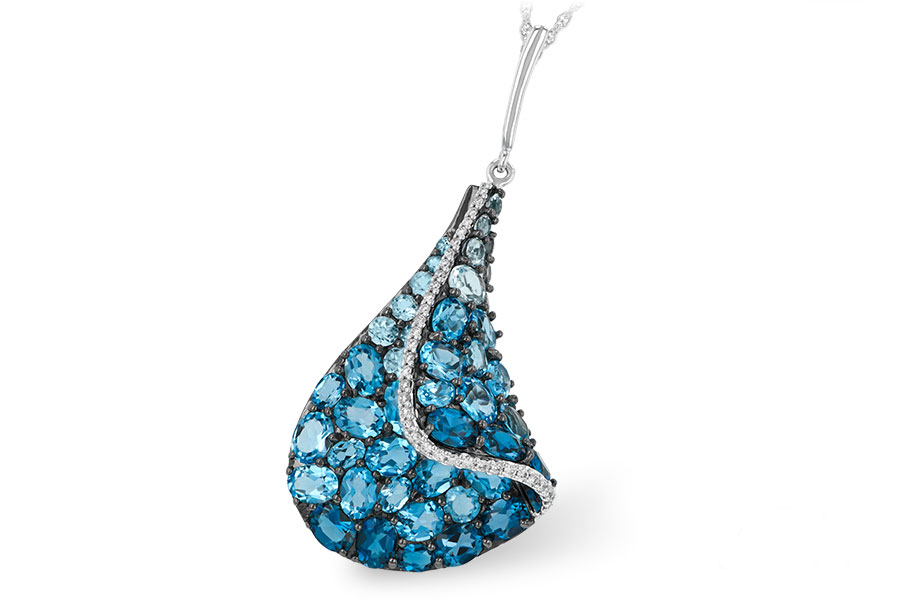 K242-23312: NECK 4.81 BLUE TOPAZ 4.94 TGW