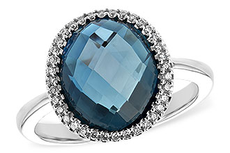 K244-02376: LDS RG 5.31 LONDON BLUE TOPAZ 5.45 TGW