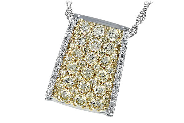 K244-02403: NECK .95 YELLOW DIAS 1.09 TW