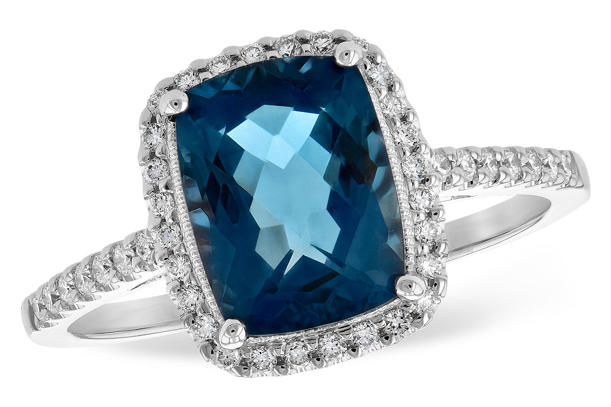 K244-08803: LDS RG 2.42 LONDON BLUE TOPAZ 2.62 TGW