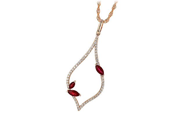 K244-91503: NECK .36 RUBY .56 TGW