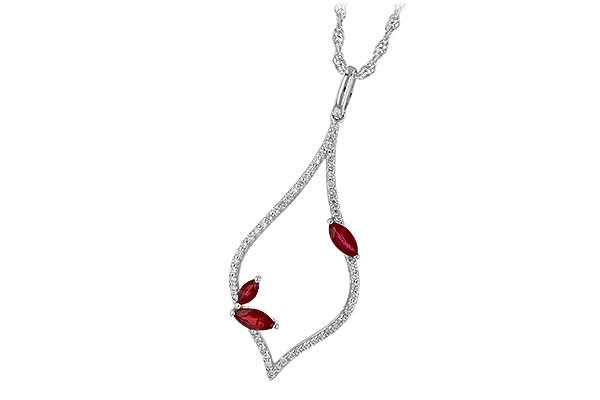 K244-91503: NECK .36 RUBY .56 TGW
