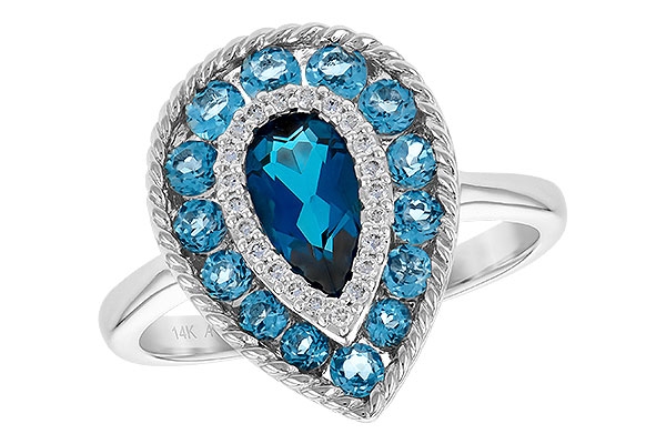 K244-95167: LDS RG 1.52 TW BLUE TOPAZ 1.60 TGW