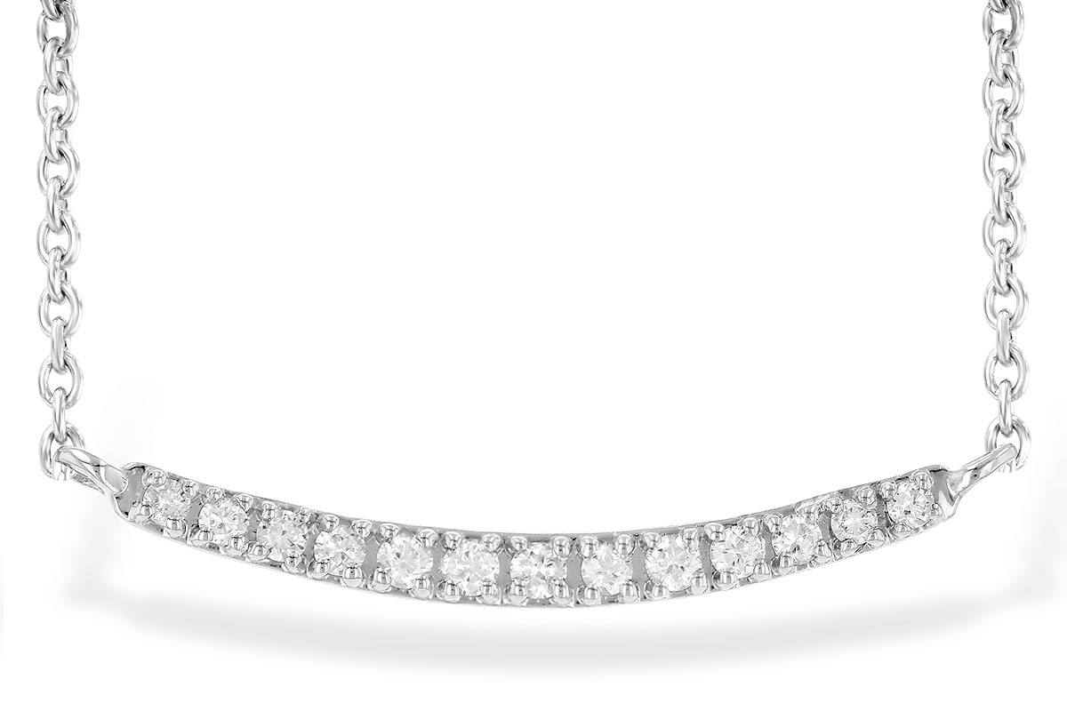 K244-96949: NECKLACE .10 TW (13 STONES)