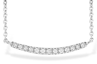 K244-96949: NECKLACE .10 TW (13 STONES)