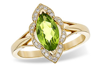 K244-96976: LDS RG .94 PERIDOT 1.05 TGW