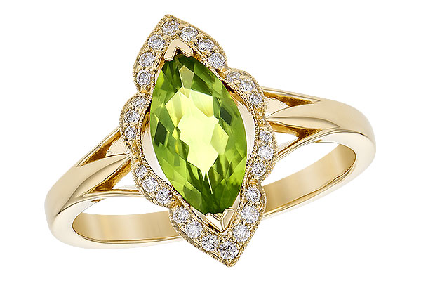 K244-96976: LDS RG .94 PERIDOT 1.05 TGW