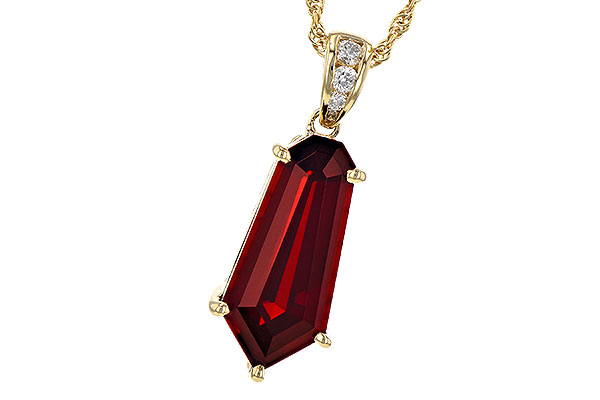 K244-98731: NECK 3.44 GARNET 3.50 TGW