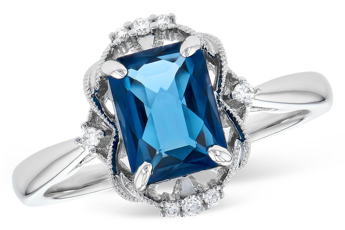 K327-66940: LDS RG 1.70 LONDON BLUE TOPAZ 1.76 TGW