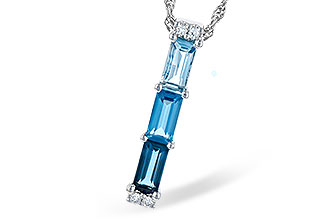 K327-66958: NECK 1.26 BLUE TOPAZ 1.30 TGW