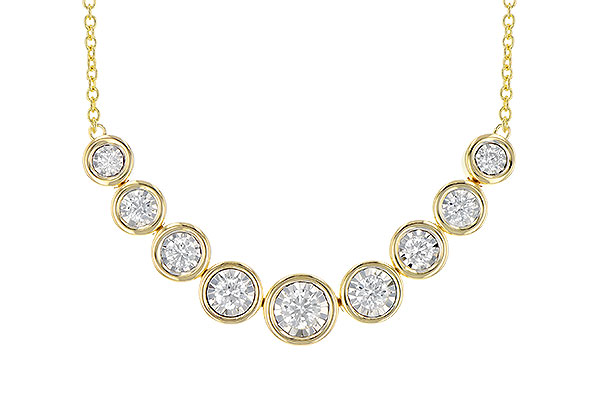 K327-66967: NECKLACE 1.00 TW