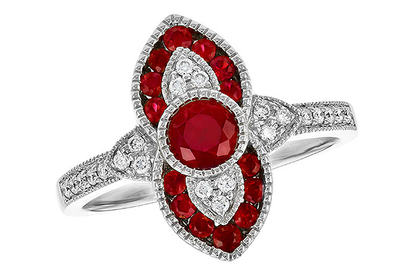 K327-66985: LDS RG .63 TW RUBY .75 TGW