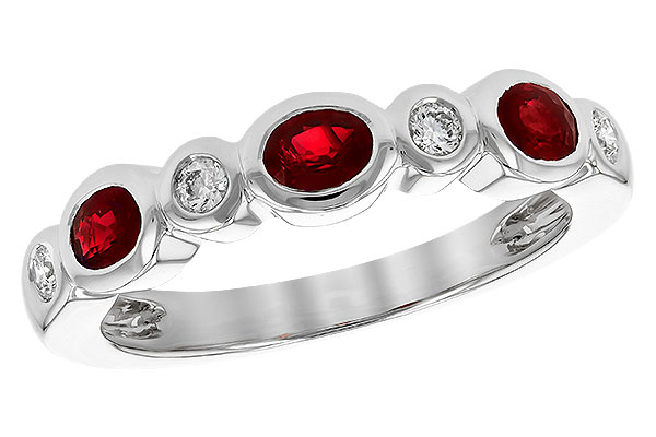 K327-66994: LDS WED RG .55 RUBY .68 TGW