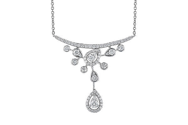 K327-67831: NECKLACE .65 TW