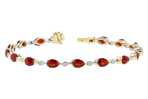 K327-67840: BRACELET 6.44 GARNET 6.60 TGW