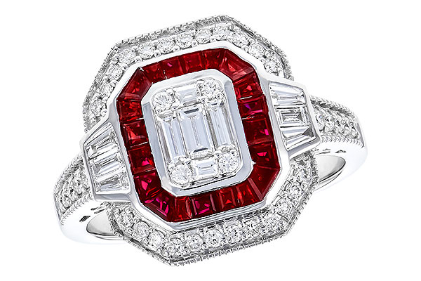 K328-55112: LDS RG .77 TW RUBY 1.35 TGW