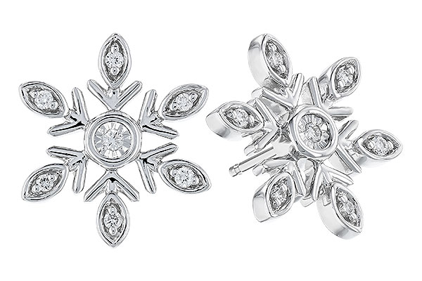 K328-57867: EARRINGS .07 TW