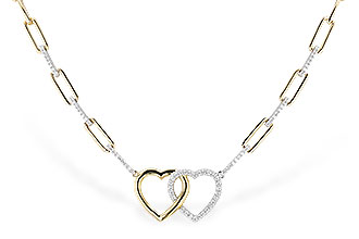 K328-58731: NECKLACE .52 TW