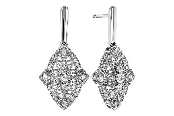 K328-60585: EARRINGS .25 TW