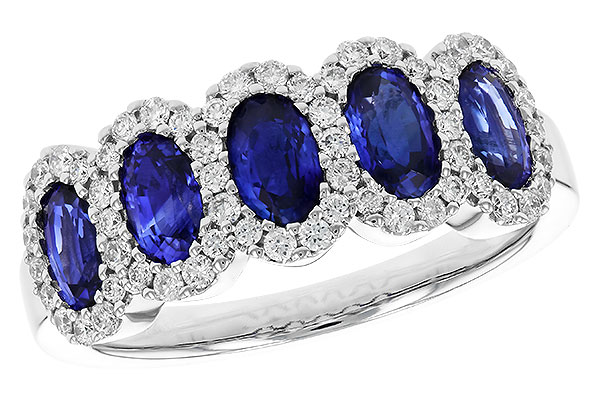 K328-62394: LDS WED RG 1.54 SAPPHIRE 1.90 TGW