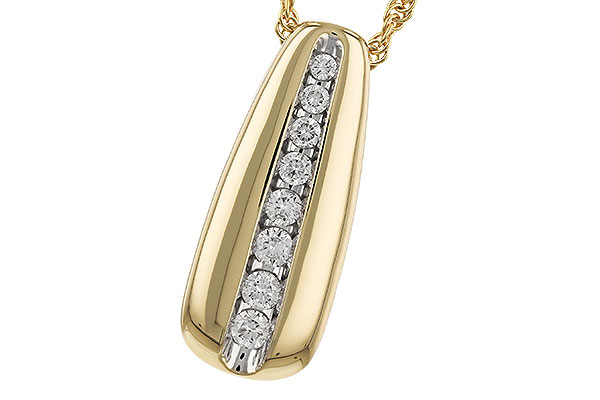 K328-63285: NECKLACE .25 TW