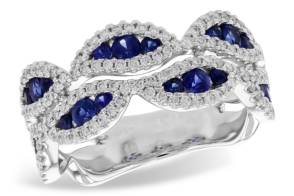 K328-63349: LDS WED RG .81 TW SAPP 1.22 TGW