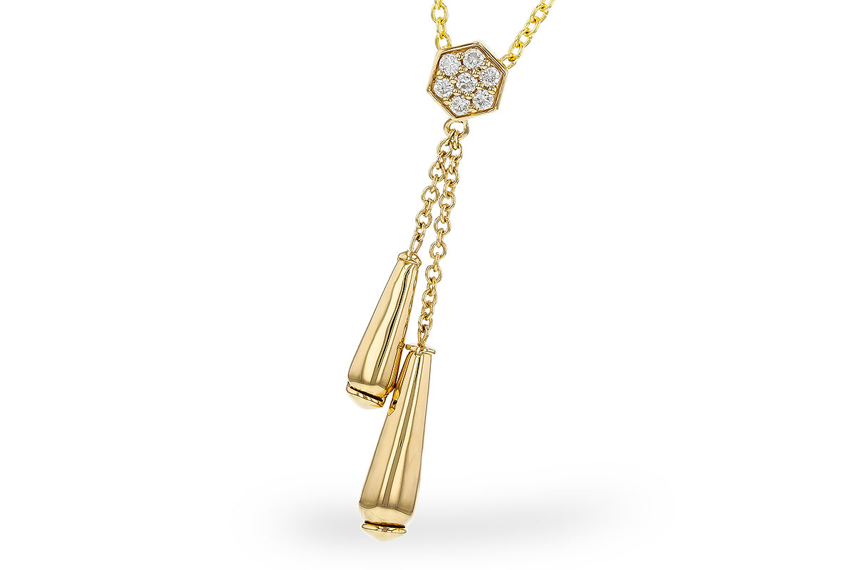 K329-46958: NECKLACE .11 TW