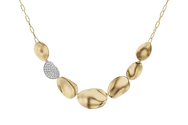 K329-46985: NECKLACE .38 TW (18")