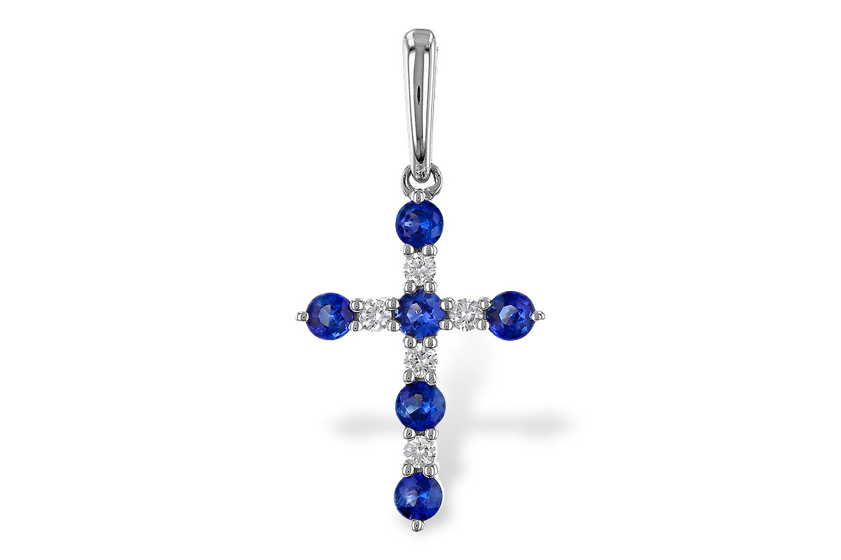 K329-47831: PENDANT .34 TW SAPP .42 TGW