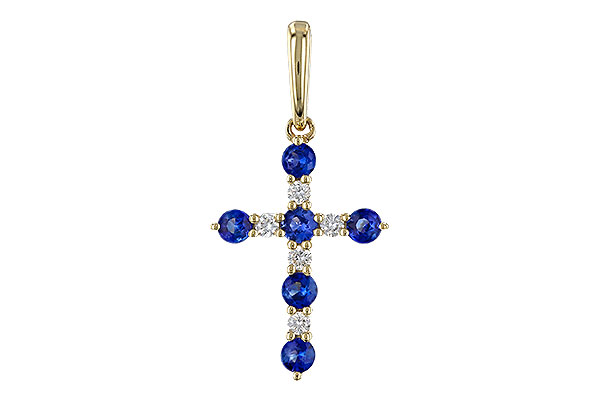 K329-47831: PENDANT .34 TW SAPP .42 TGW