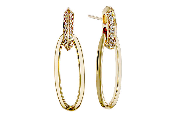 K329-49640: EARRINGS .15 TW
