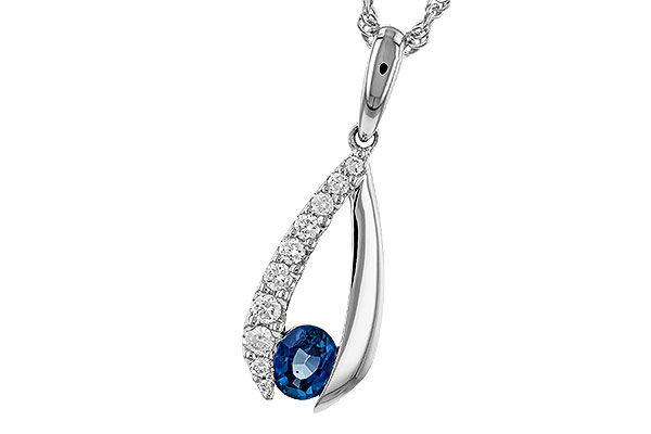 K329-51458: NECKLACE .38 SAPP .54 TGW (5x4 SAPP)