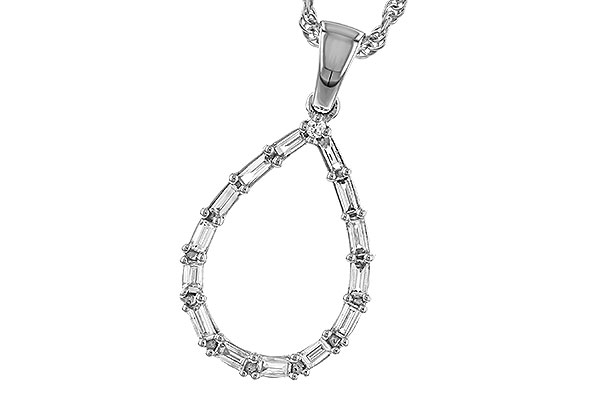 K329-51476: NECKLACE .27 BAG .28 TW